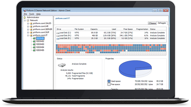 Ccleaner Network Edition (800x450), Png Download