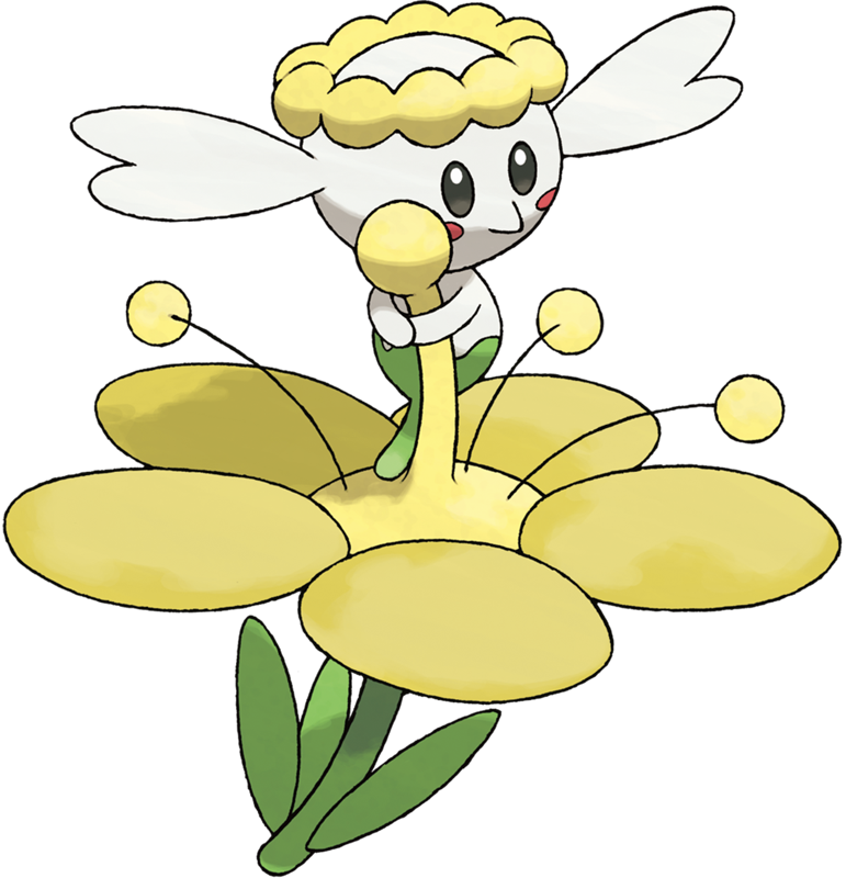 Pokemon Flabebe-yellow Is A Fictional Character Of (771x800), Png Download