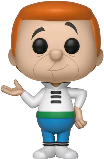 George Jetson Pop Vinyl Figure (600x600), Png Download