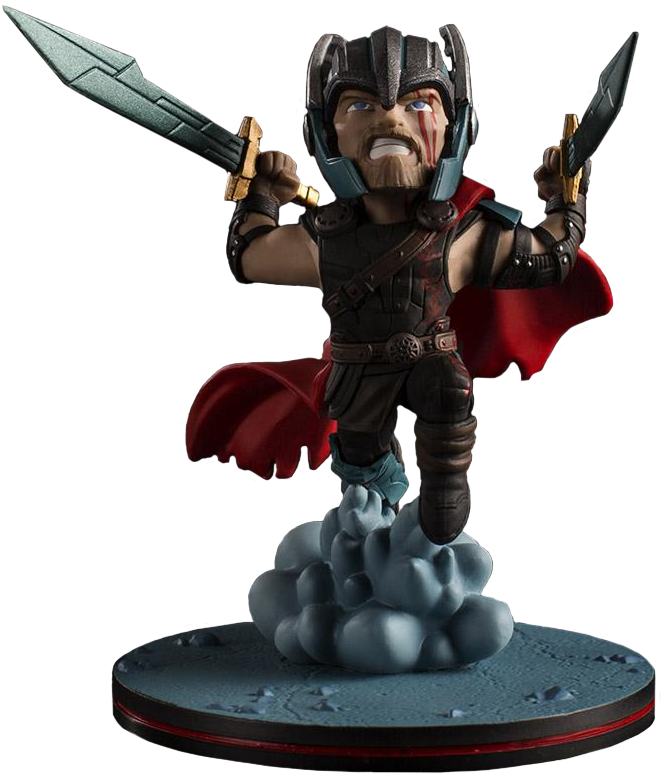 Thor 5” Q-fig Vinyl Figure (988x988), Png Download