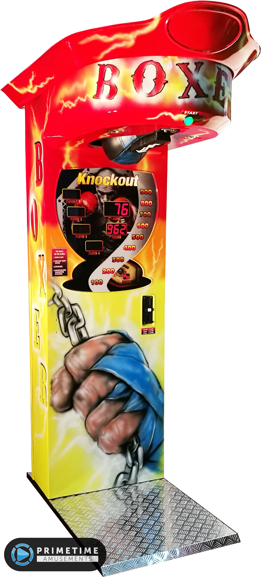 Knockout Boxer Arcade Machine By Jakar (2250x3000), Png Download