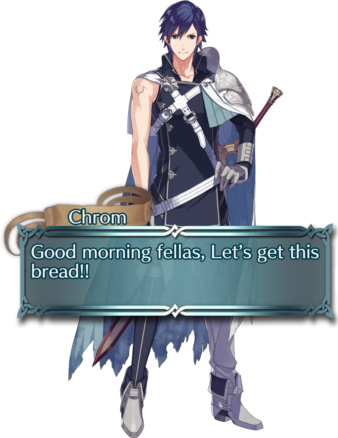 Chrom Once Again Talking In Memes, This Time More Up (1280x1536), Png Download