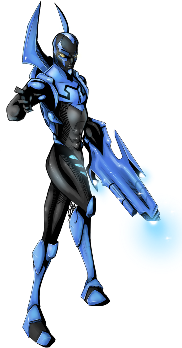 Blue Beetle (656x1218), Png Download