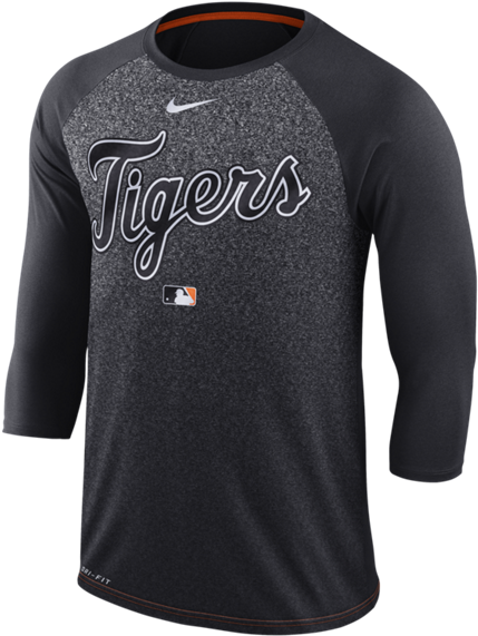 Nike Detroit Tigers Pitch Blue Heather Authentic Collection (600x600), Png Download