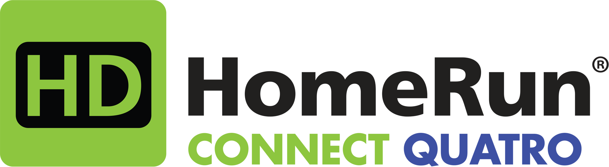 Hdhomerun Connect Quatro (2000x548), Png Download