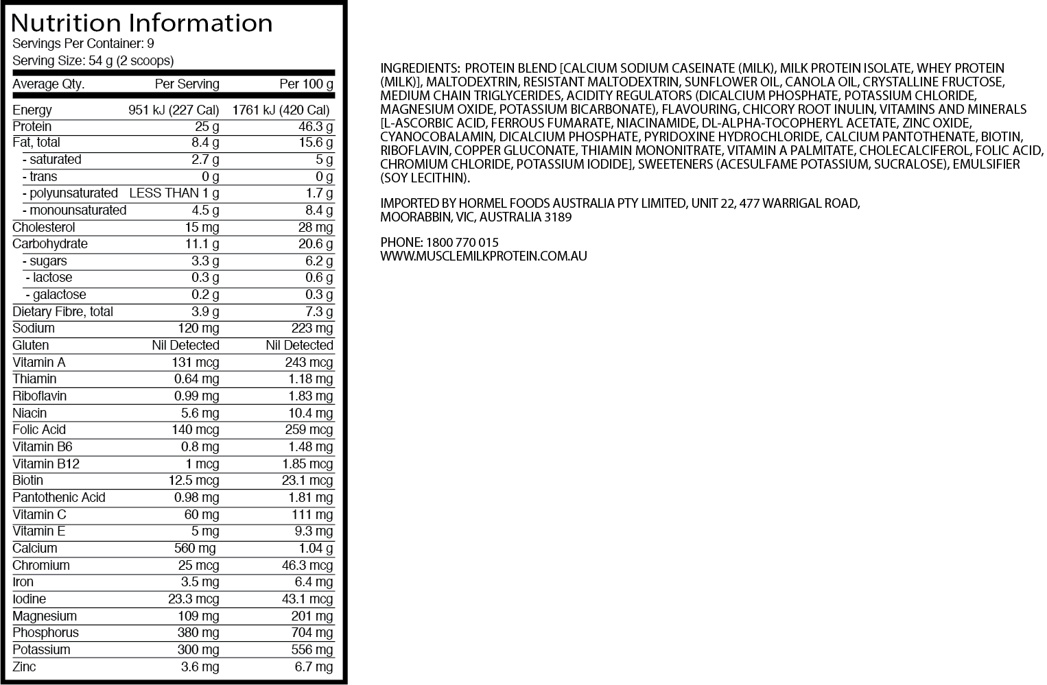Muscle Milk® Genuine Protein Powder Vanilla (1526x999), Png Download