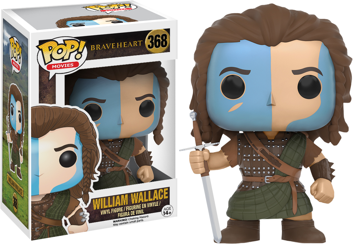 William Wallace Pop Vinyl Figure (1149x795), Png Download