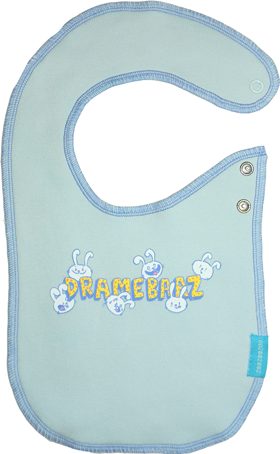Zeezeezoo The Dramebaaz Bunny Bib And Burp Cloth Set (709x945), Png Download