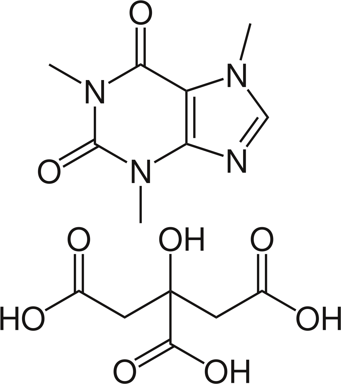 Download Caffeine Molecule Png Full Size Png Image Pngkit