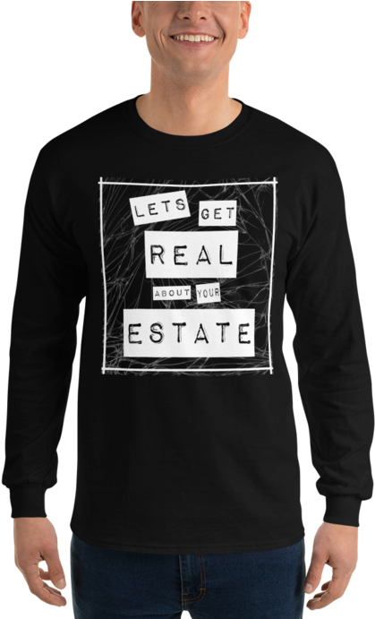 Get Real Caffeine Molecules Long Sleeve T-shirt (690x690), Png Download