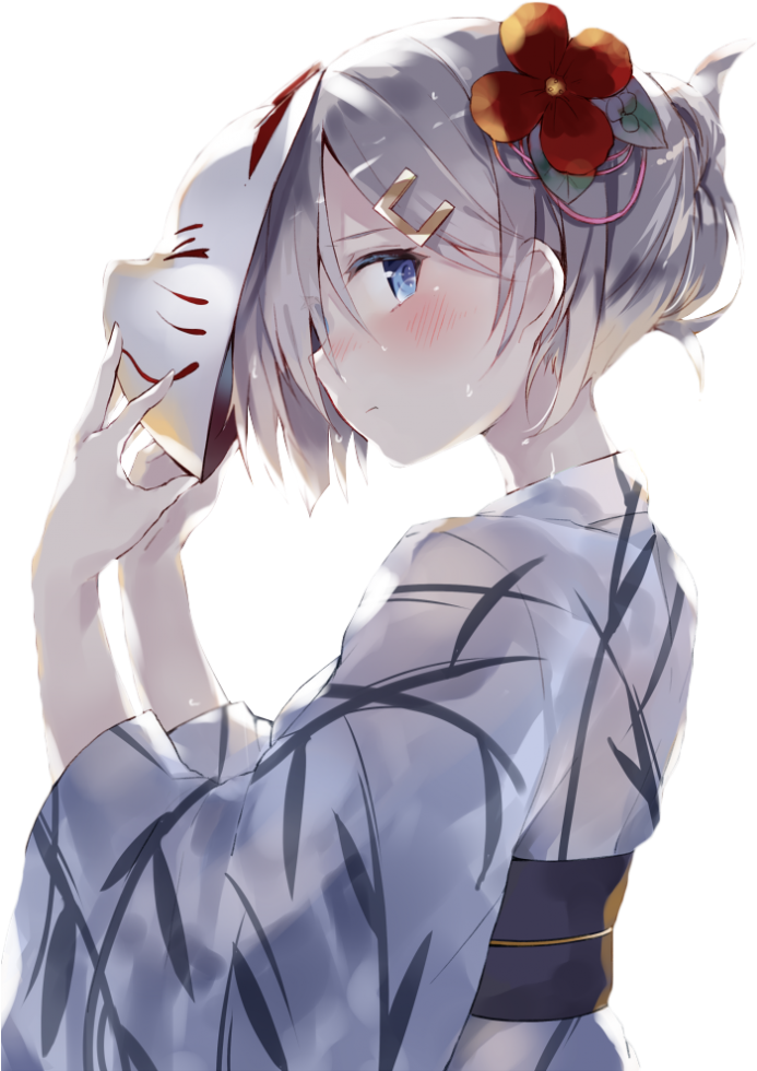 #рендер Аниме #рендер #наклейка Девушки Аниме #наклейка (700x990), Png Download