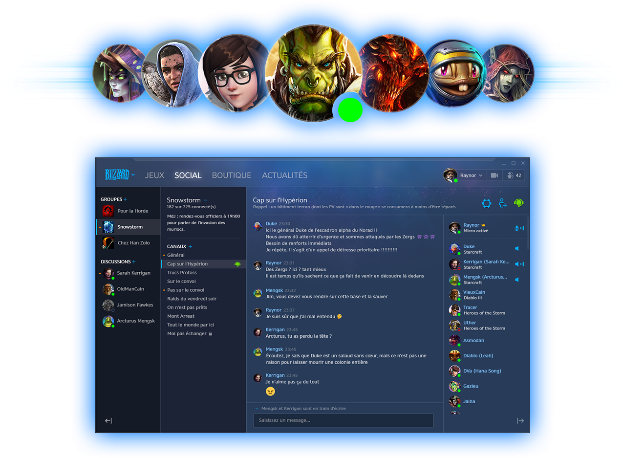 Les Groupes Blizzard Vous Permettent De Rester Connecté (1274x988), Png Download