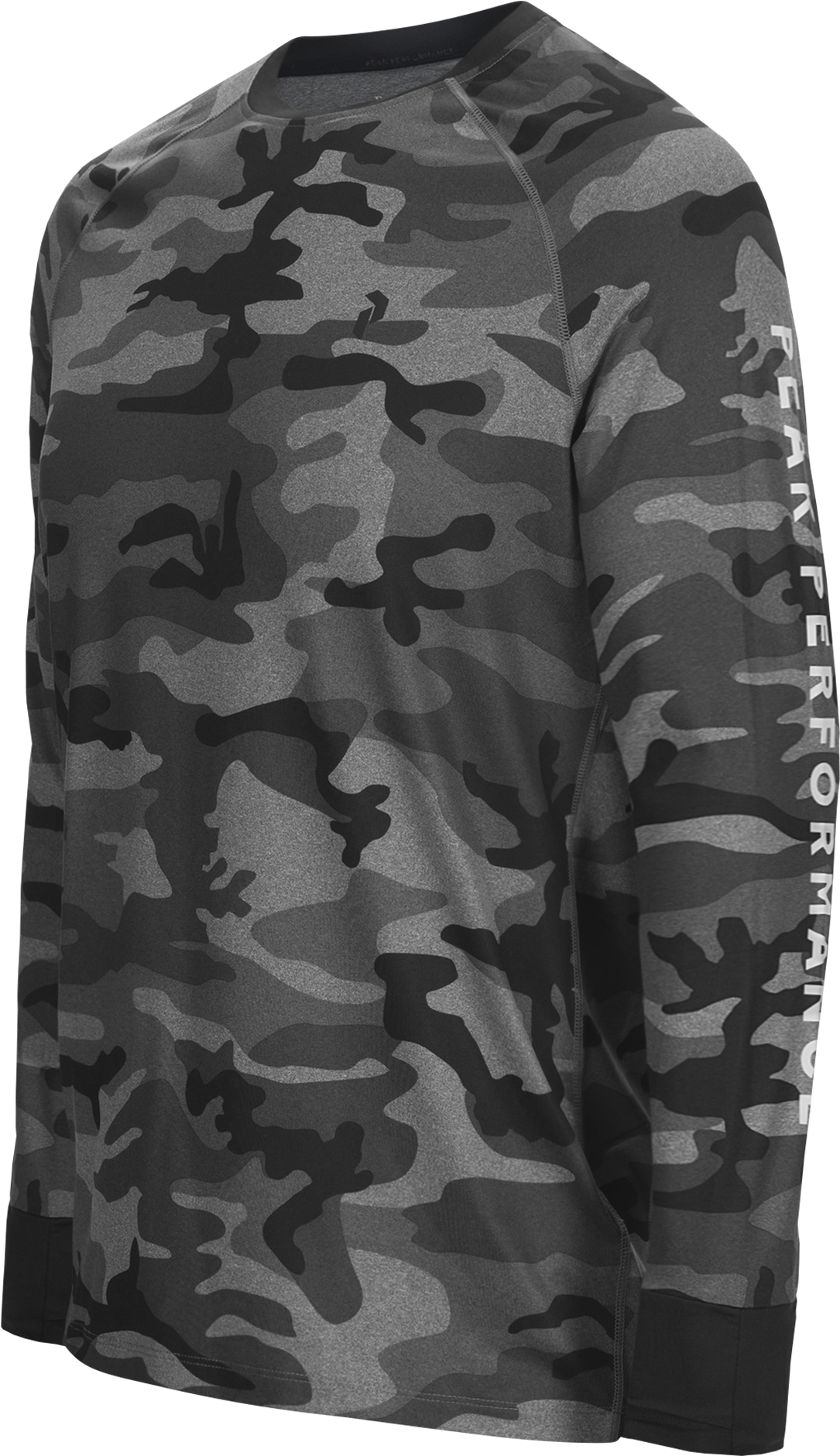 Men's Spirit Camo Printed Base Layer Long Sleeve Pattern (1500x2000), Png Download