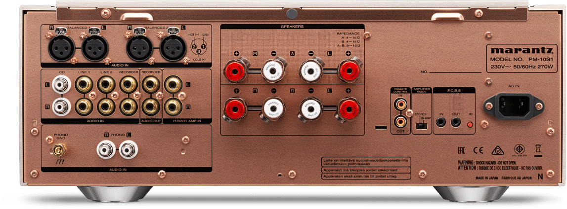 In Order To Tackle Noise, Marantz Has Kept This Amplifier (1280x1024), Png Download