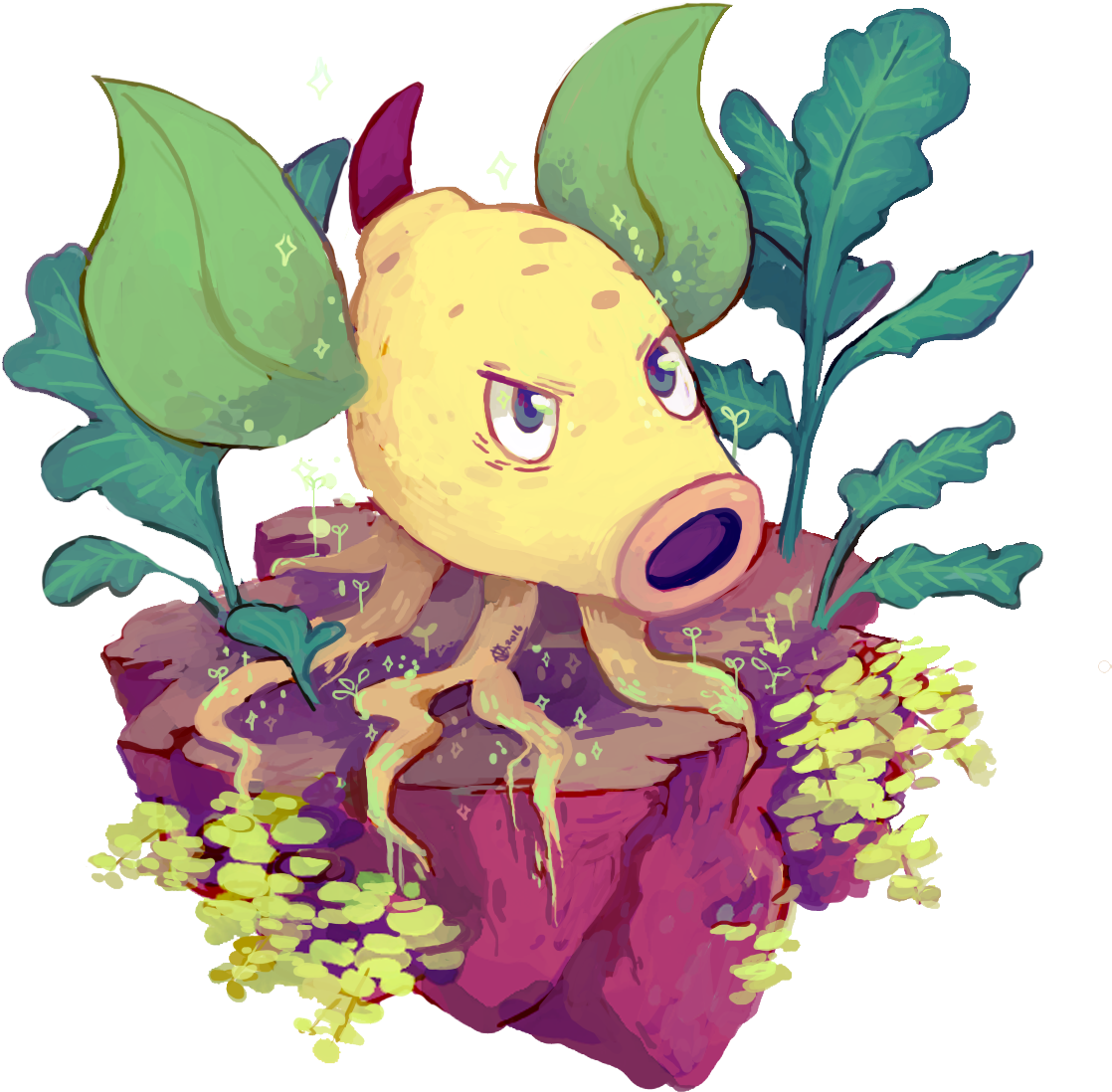 #070 Weepinbell Used Ingrain And Razor Leaf (1200x1159), Png Download
