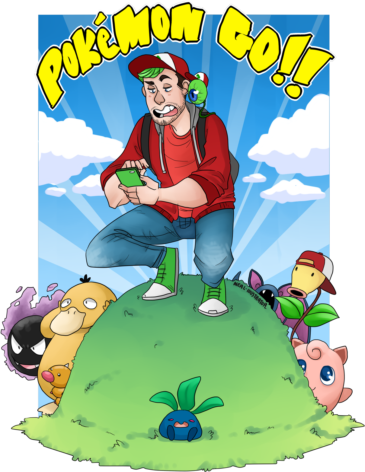 “jack Made Me Want To Start Playing Pokemon Go Again (1280x1675), Png Download