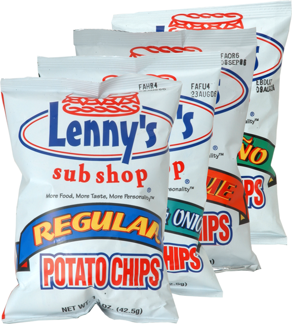 Lenny's Chips (577x640), Png Download
