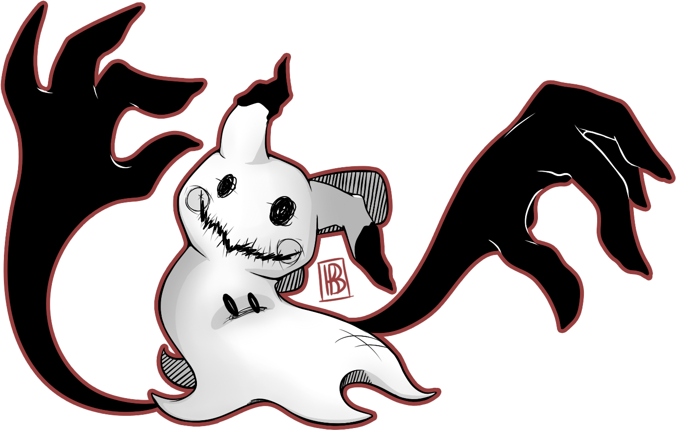 I Drew Mimikyu Https (1500x900), Png Download