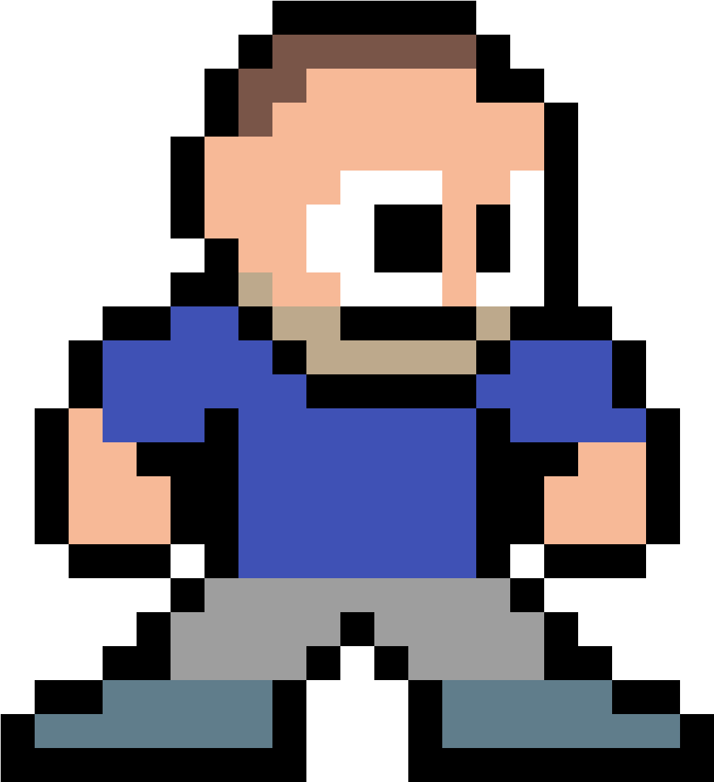 Murr Mega Man Sprite (1200x1200), Png Download
