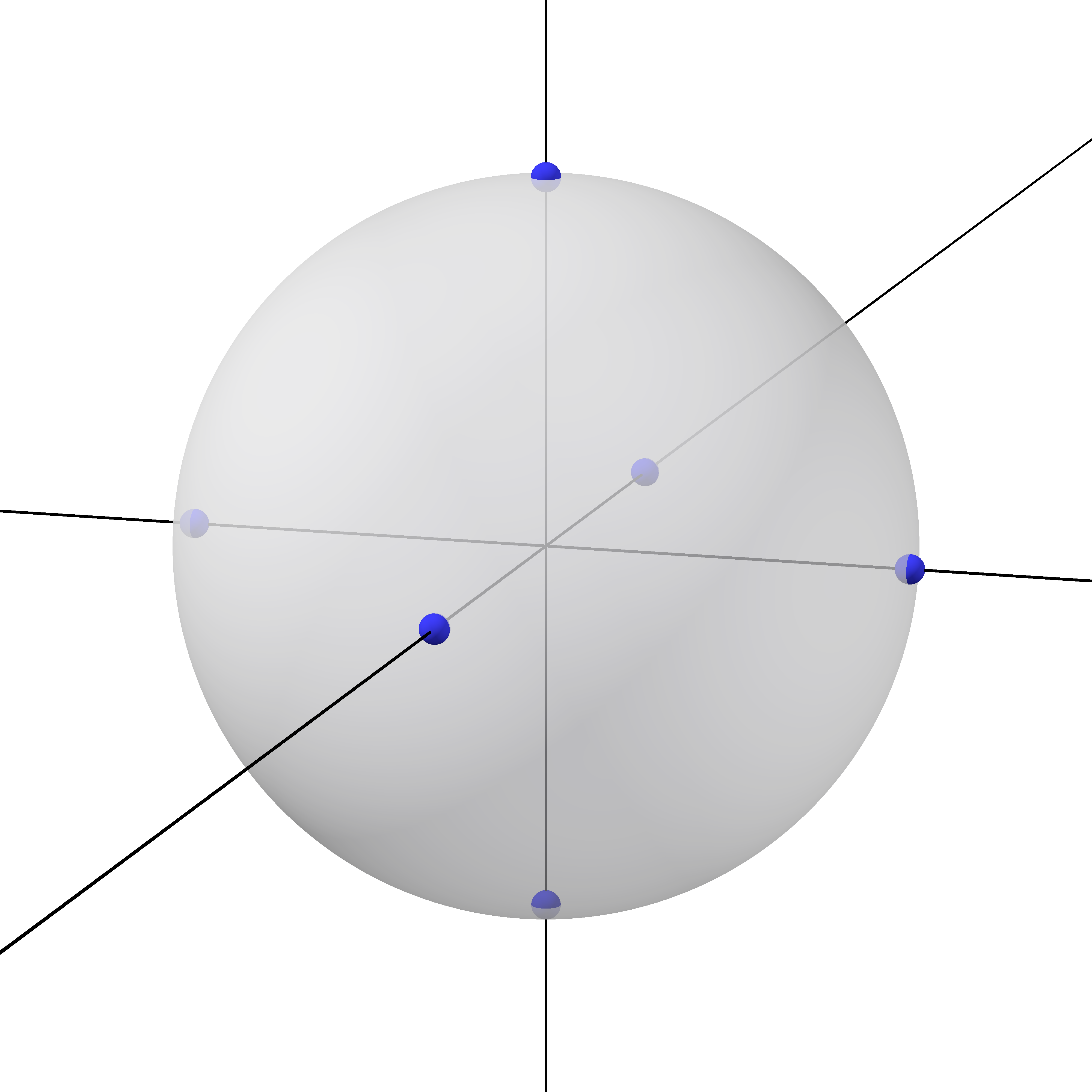 Polyhedron Bluesphere 4 (4000x4000), Png Download