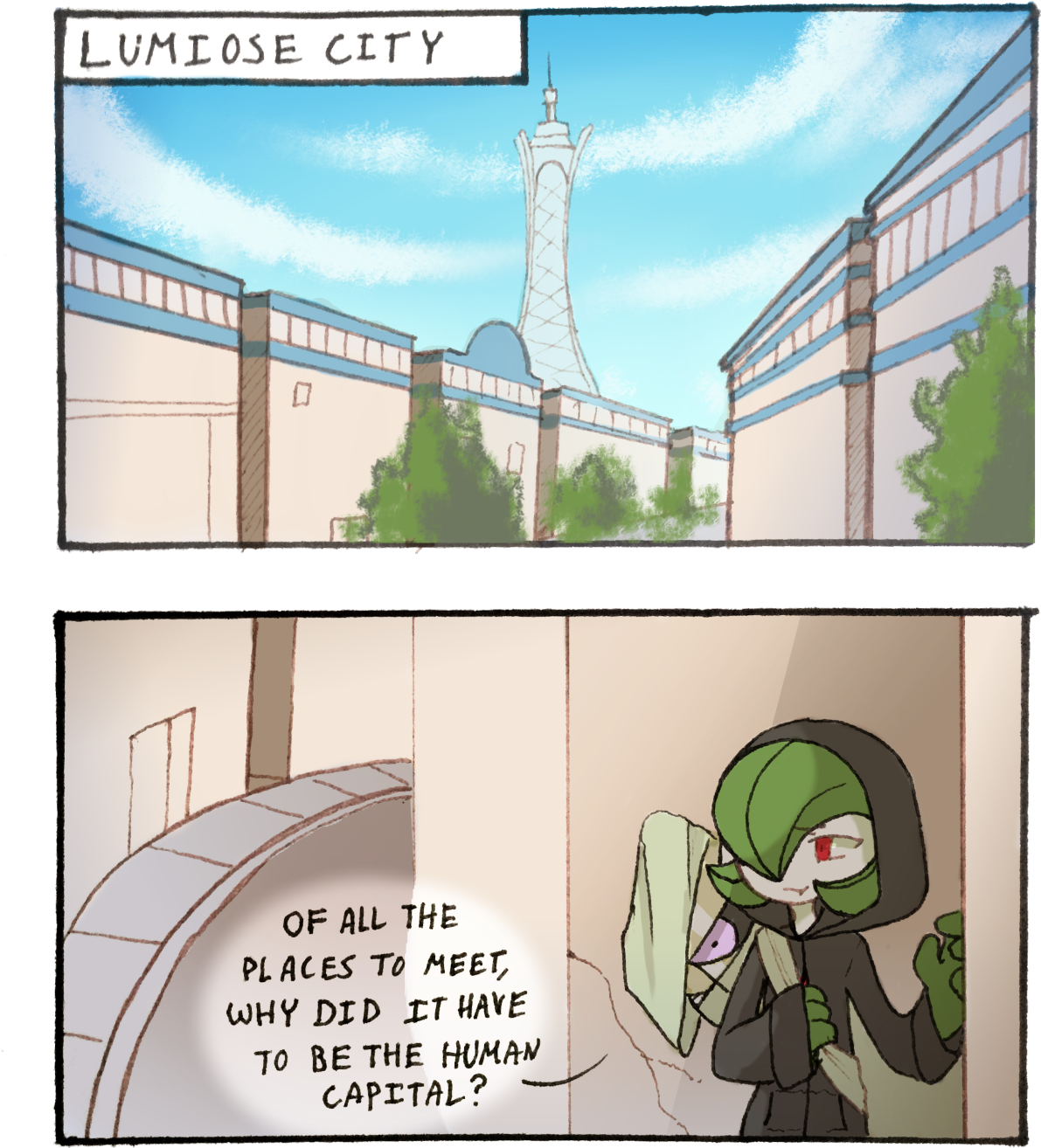 Art By Xy Blair Ask Melon And Aegislash (1280x1398), Png Download