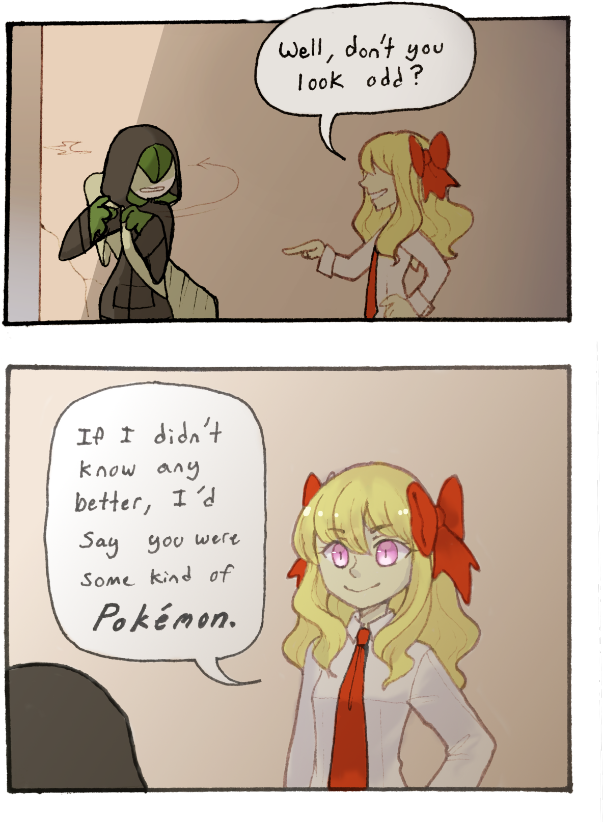 Art By Xy Blair Ask Melon And Aegislash (1280x1633), Png Download