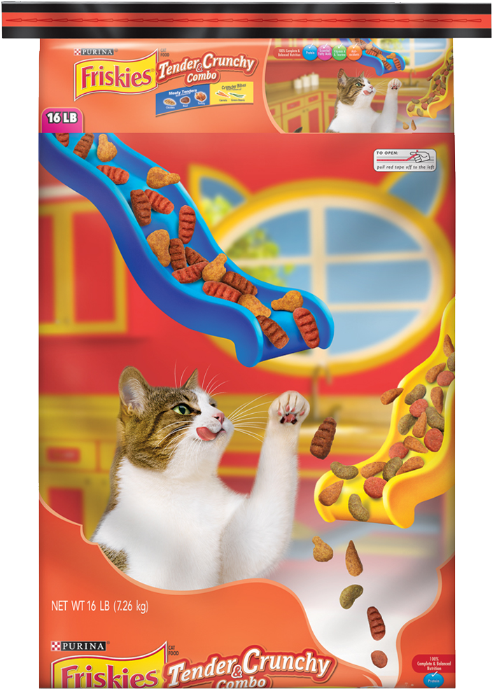 Purina Friskies Grillers Blend Dry Cat Food 16lb (1000x1000), Png Download