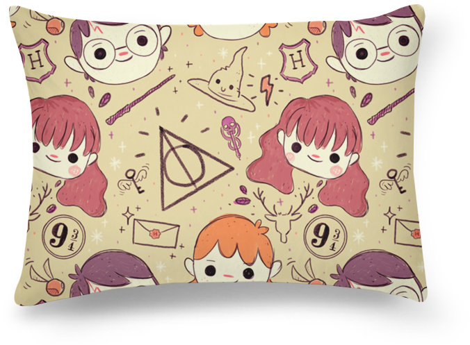 Almofada Retangular Harry Potter De Vitor Martinsna (800x800), Png Download