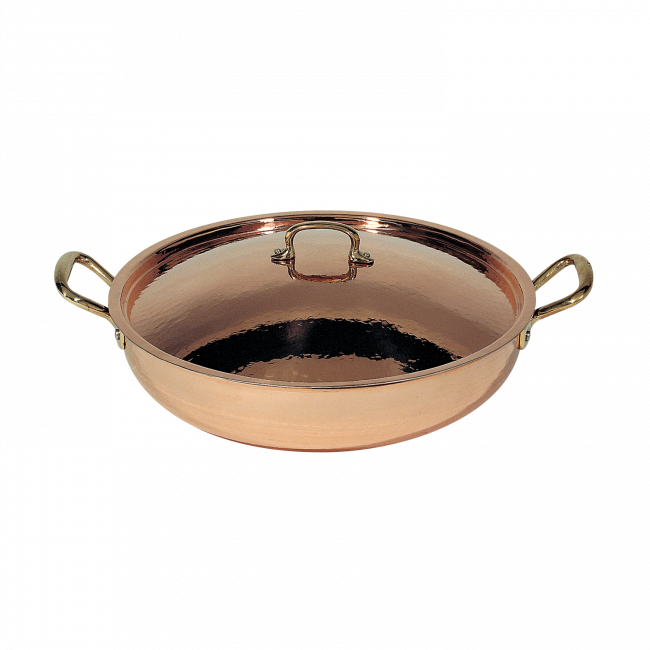 Ruffoni Tin Lined 35cm Covered Paella (650x650), Png Download