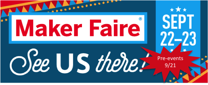 Org® At World Maker Faire In New York, Sept 21-23 (949x632), Png Download