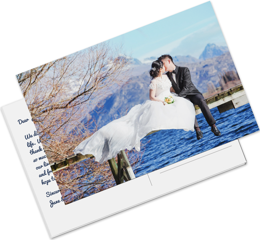 The Wedding Thank You Card Solution (845x780), Png Download