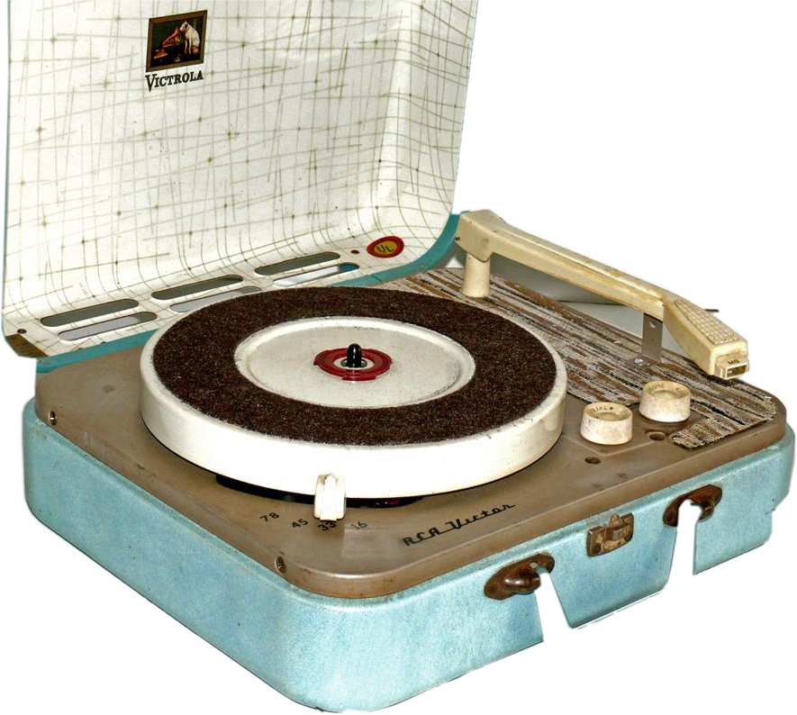 Art Vintage Aesthetic Record Recordplayer 60s 50s 40s (885x794), Png Download
