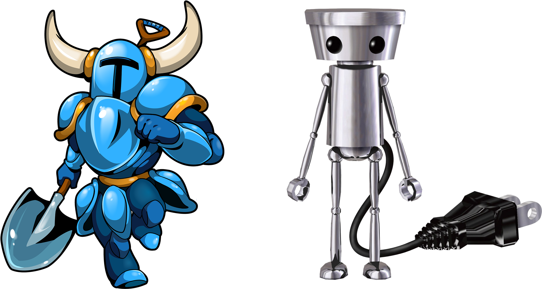 Shovel Knight And Chibi-robo Amiibo Are Apparently (2028x1000), Png Download
