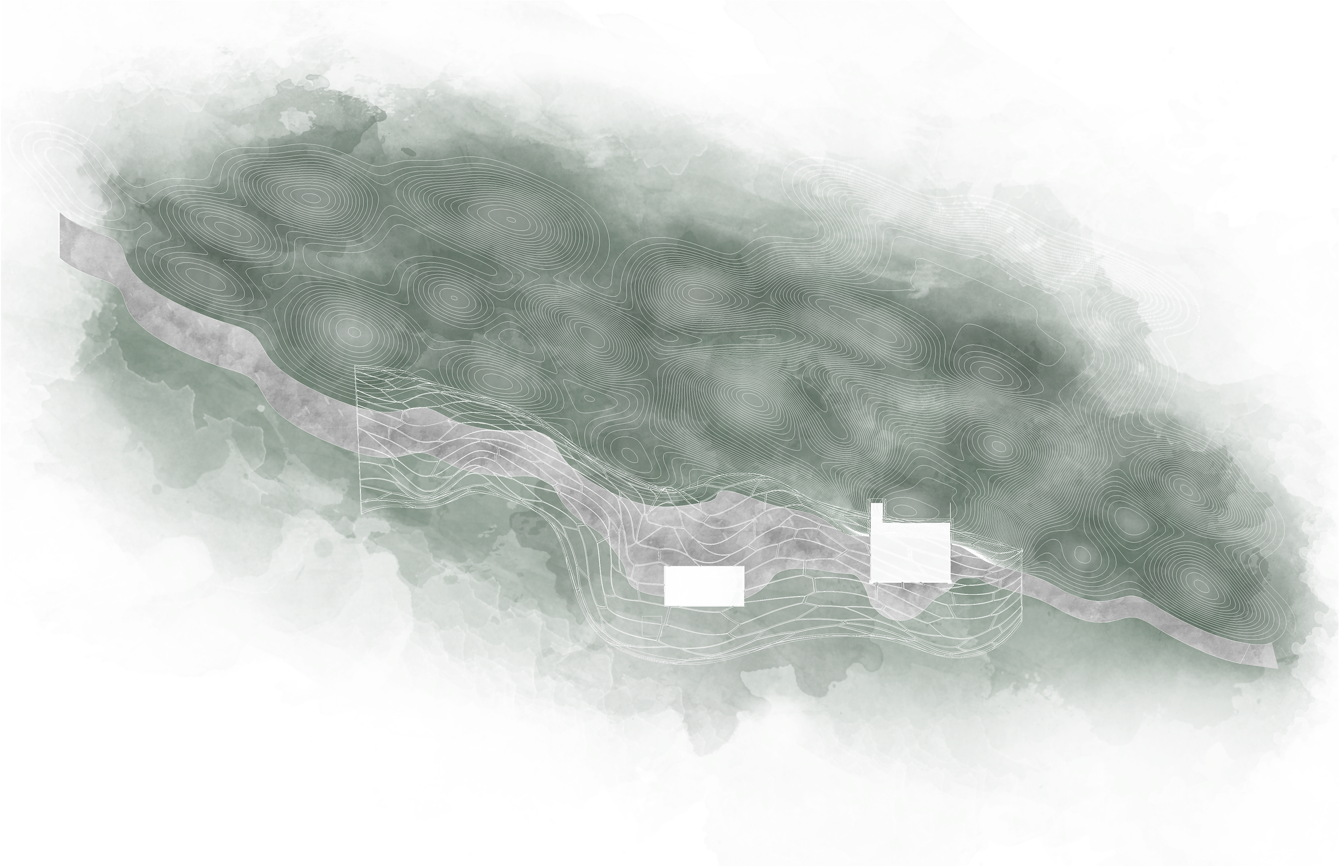 Above Is The Site Plan Showing The Orientation Of The (3840x1760), Png Download