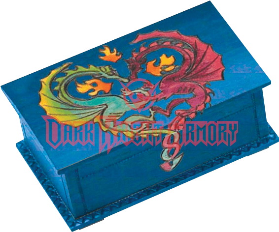 Medium Double Dragon Puzzle Box (565x565), Png Download