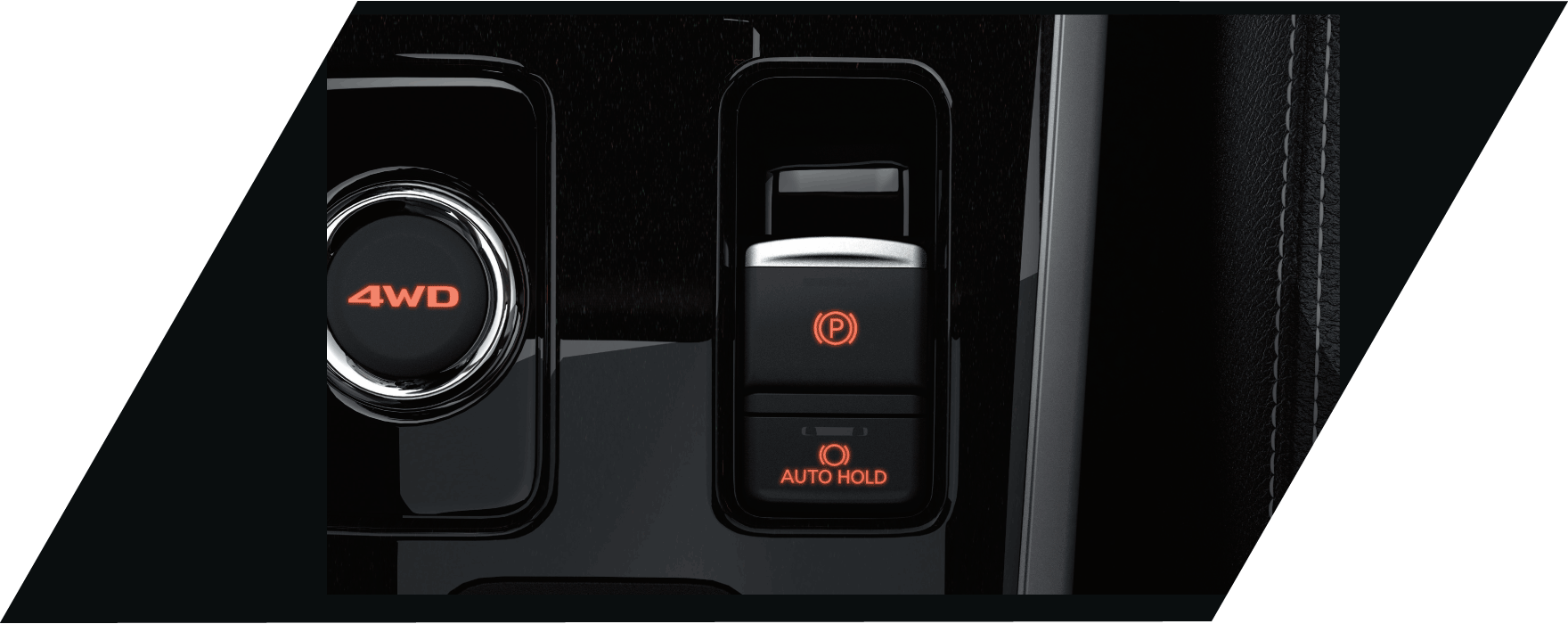 Electric Parking Brake With Auto Hold (1760x700), Png Download