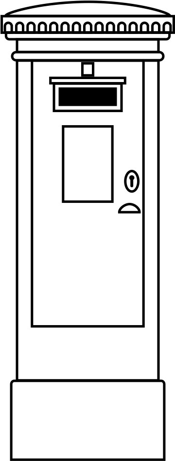 Pillarbox Icon (416x1024), Png Download