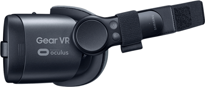 Side Angled Gear Vr And Controller Image (720x561), Png Download