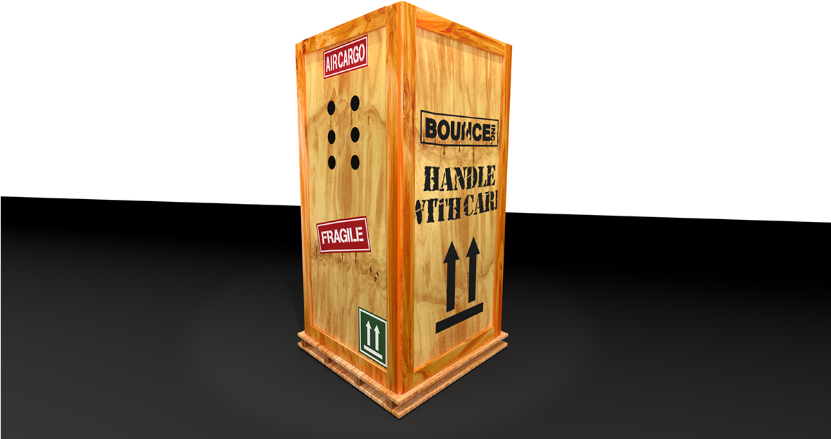 Bounce Inc Shipping Crate (1200x675), Png Download