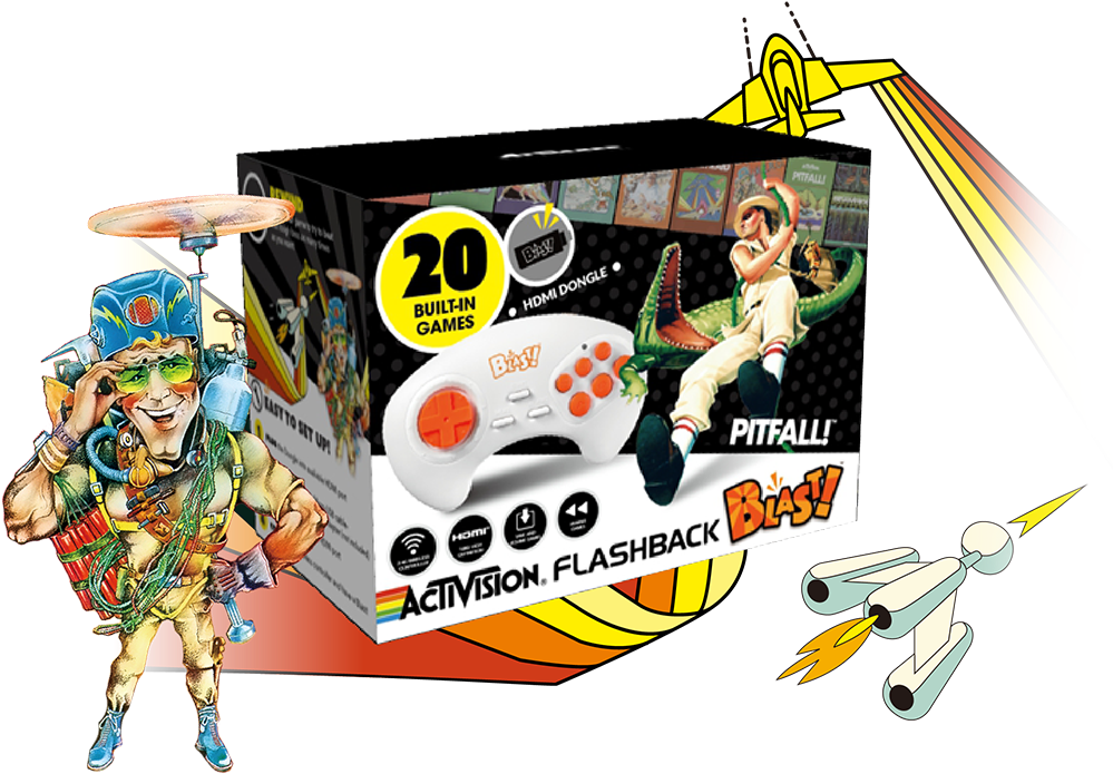 Find The Activision Flashback Blast , Featuring 20 (1000x1000), Png Download