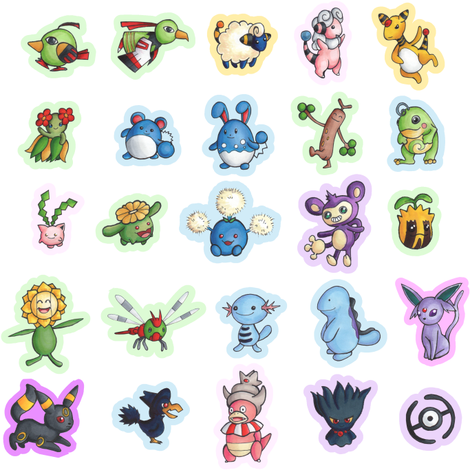 Sticker Them All (689x698), Png Download