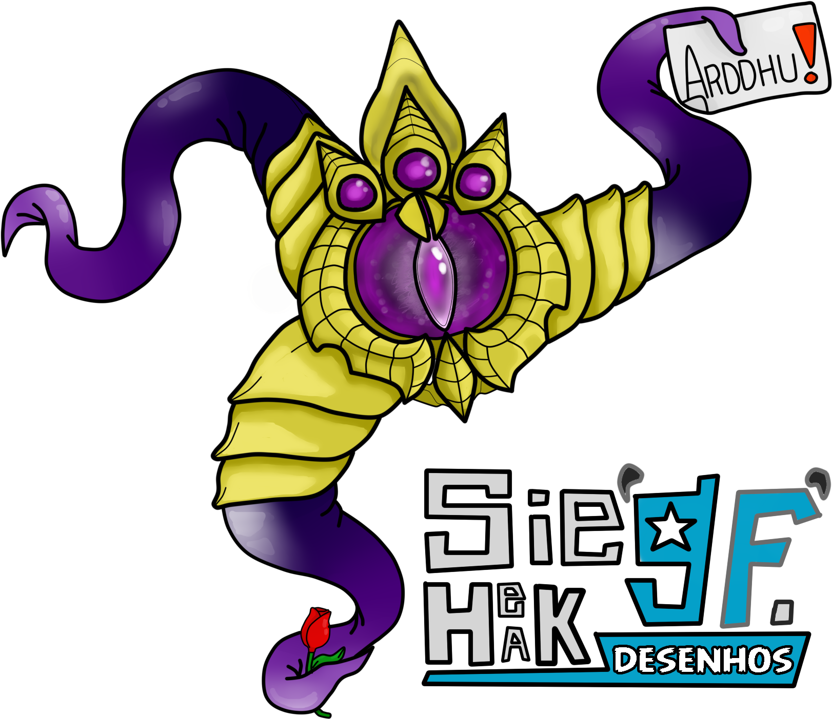 [fanart] Vel'koz [arddhu] (1668x1444), Png Download
