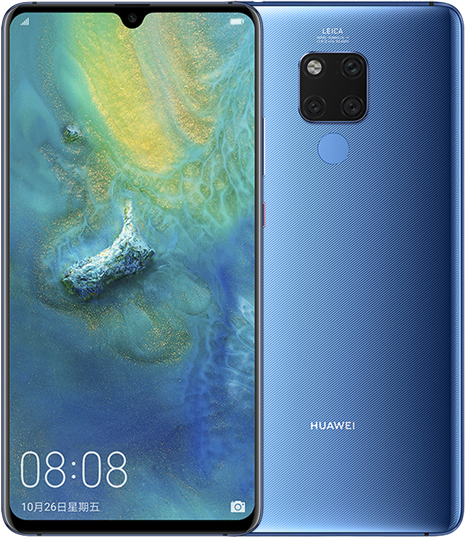 Huawei Mate 20 X Evr L29 128gb/6gb Blue With M Pen (800x800), Png Download