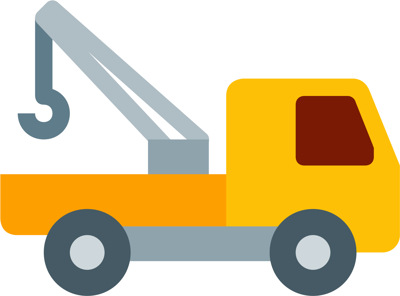Tow Truck Icon (1600x1600), Png Download
