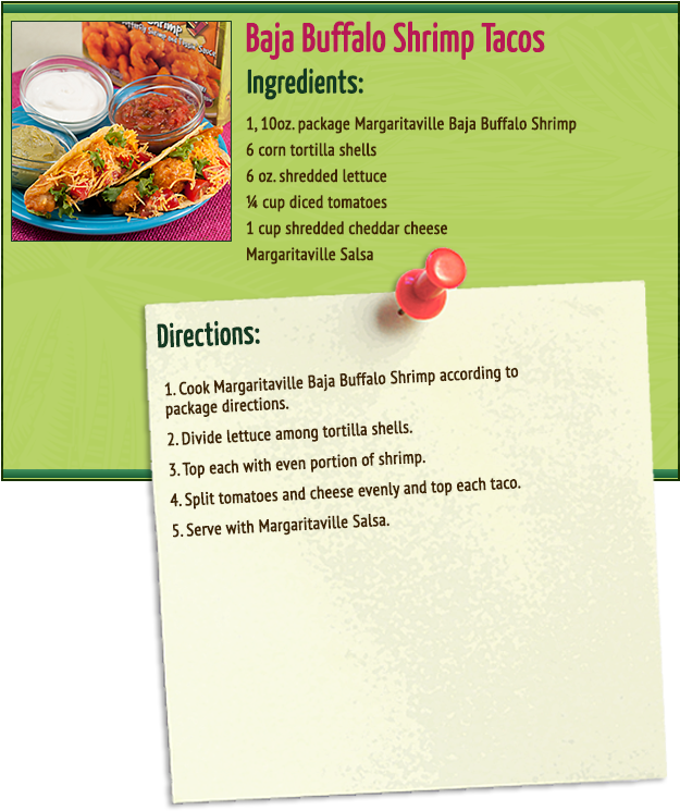 Baja Shrimp Tacos (630x900), Png Download