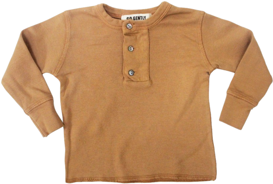 Organic Flax Placket Henley (600x600), Png Download