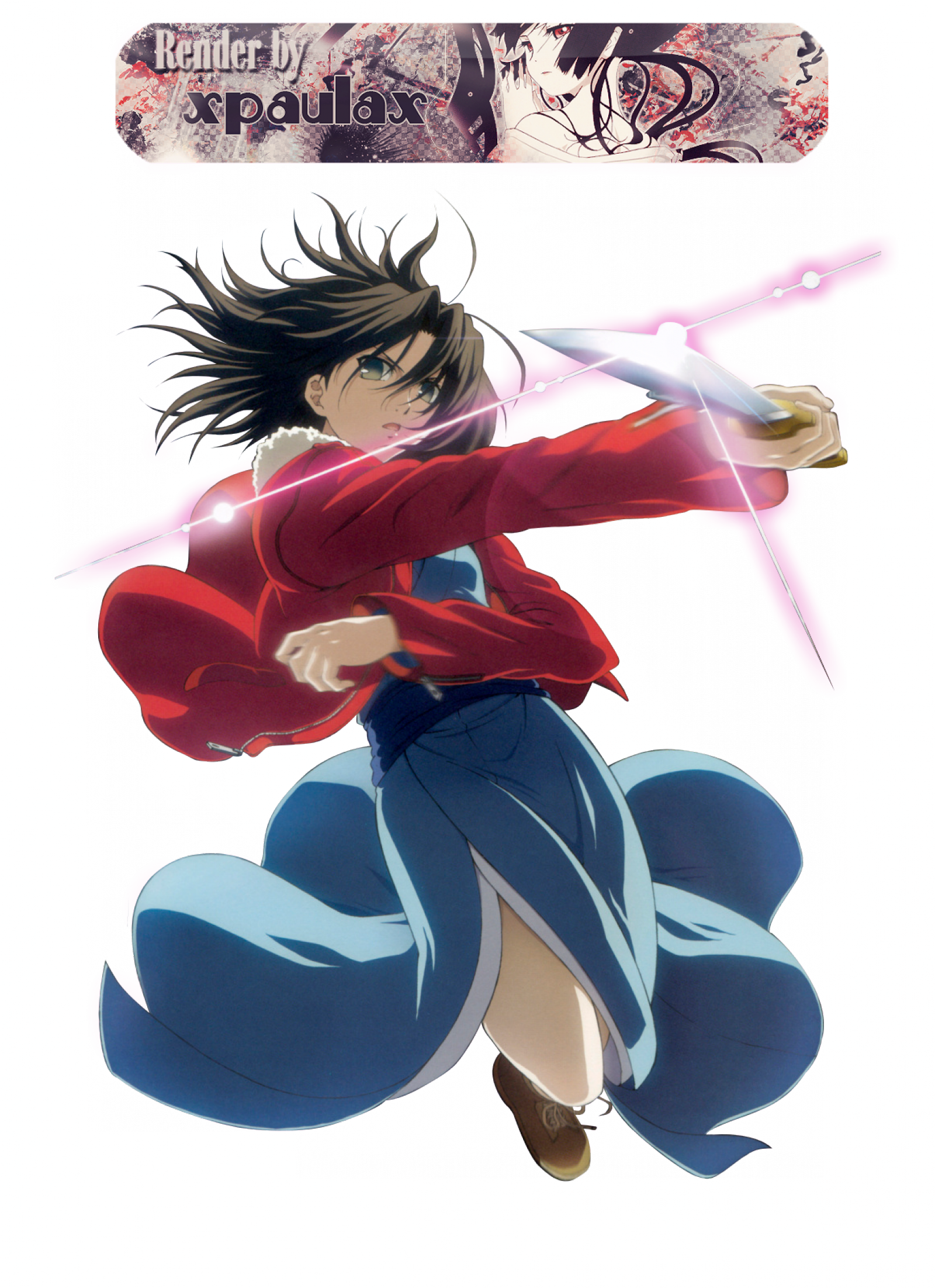 Kara No Kyoukai, Ryougi Shiki, (1600x2203), Png Download