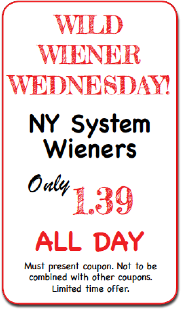 Ny System Wieners All Day At A Special Price (700x1086), Png Download