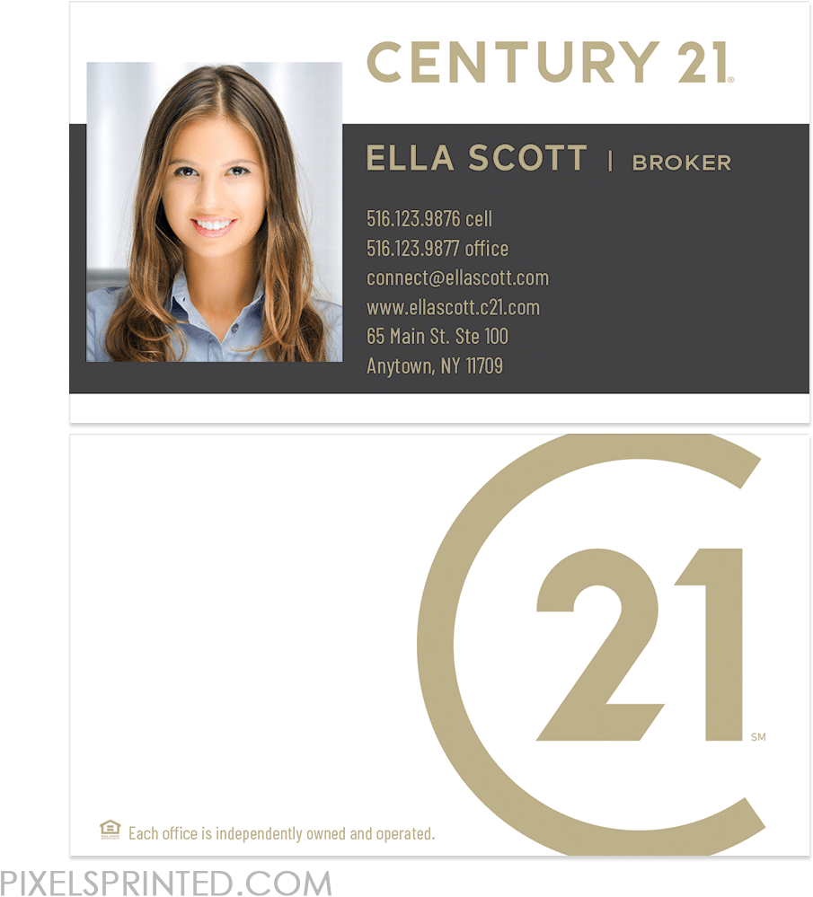 New Century 21 Logo Cards, Century 21 Business Cards, (1024x1024), Png Download