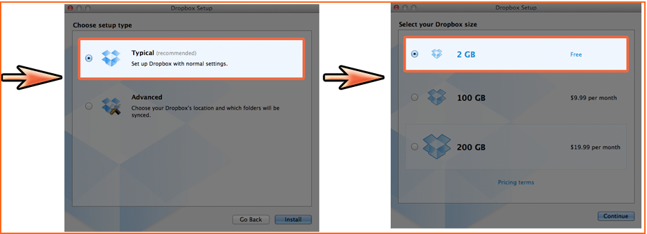 If You Want To Set Up Dropbox On Your Mobile Phone (934x339), Png Download